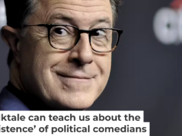 Stephen Colbert has been defiant following the cancellation of The Late Show. Photo by Richard Shotwell/Invision/AP